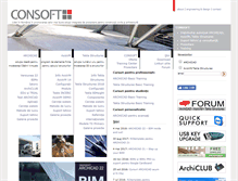 Tablet Screenshot of consoft.ro